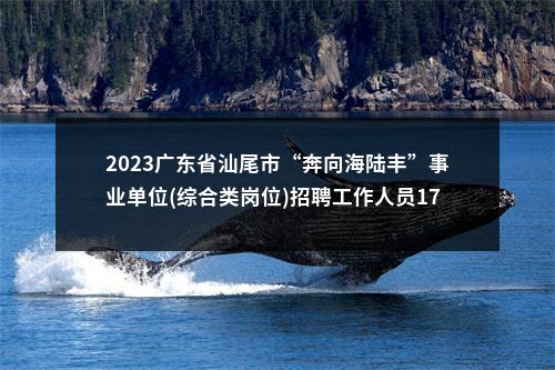 2023广东省汕尾市“奔向海陆丰”事业单位(综合类岗位)招聘工作人员176人拟聘公告（汕尾市大数据管理中心） 图片