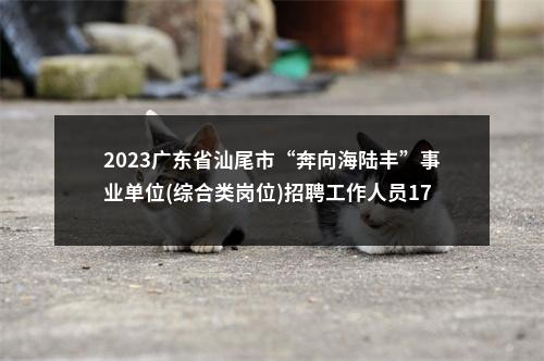 2023广东省汕尾市“奔向海陆丰”事业单位(综合类岗位)招聘工作人员176人拟聘公告（海丰第三批） 图片